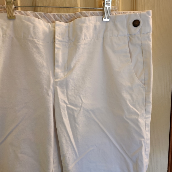 Retro GAP hiphugger wide leg white denim pants sz 10 - Picture 3 of 11